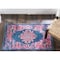 Homeroots 2 x 3 ft. Blue & Pink Medallion Scatter Area Rug 385251 - alternate 6